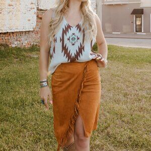 Bell Rock Brown Skirt X-Large